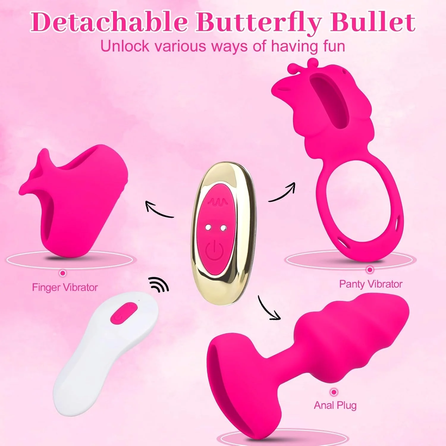 BlushPlay 3-in-1 Couples Vibrator Kit - Image 3