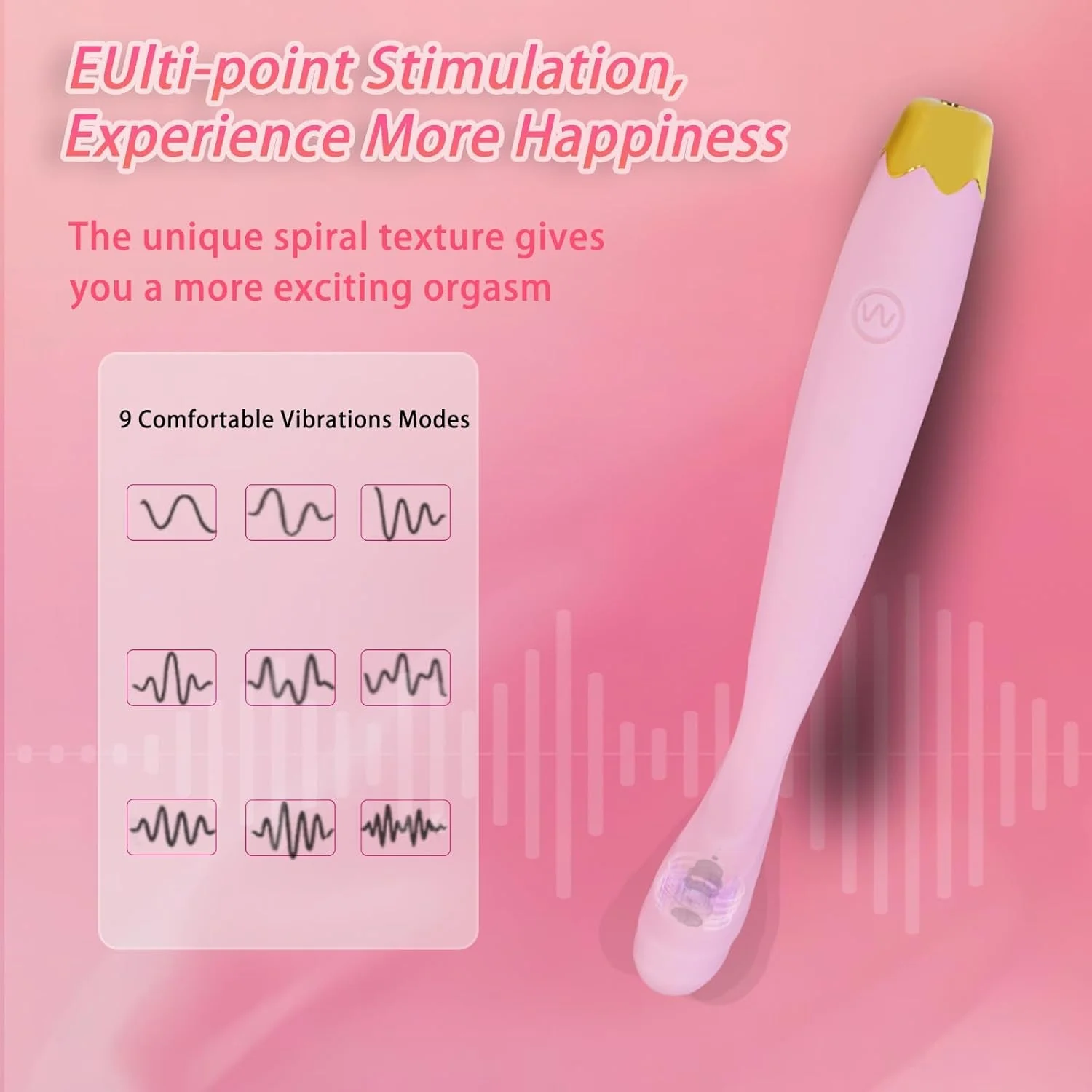 BlushSpiral G-Spot Vibrator Wand - Image 2
