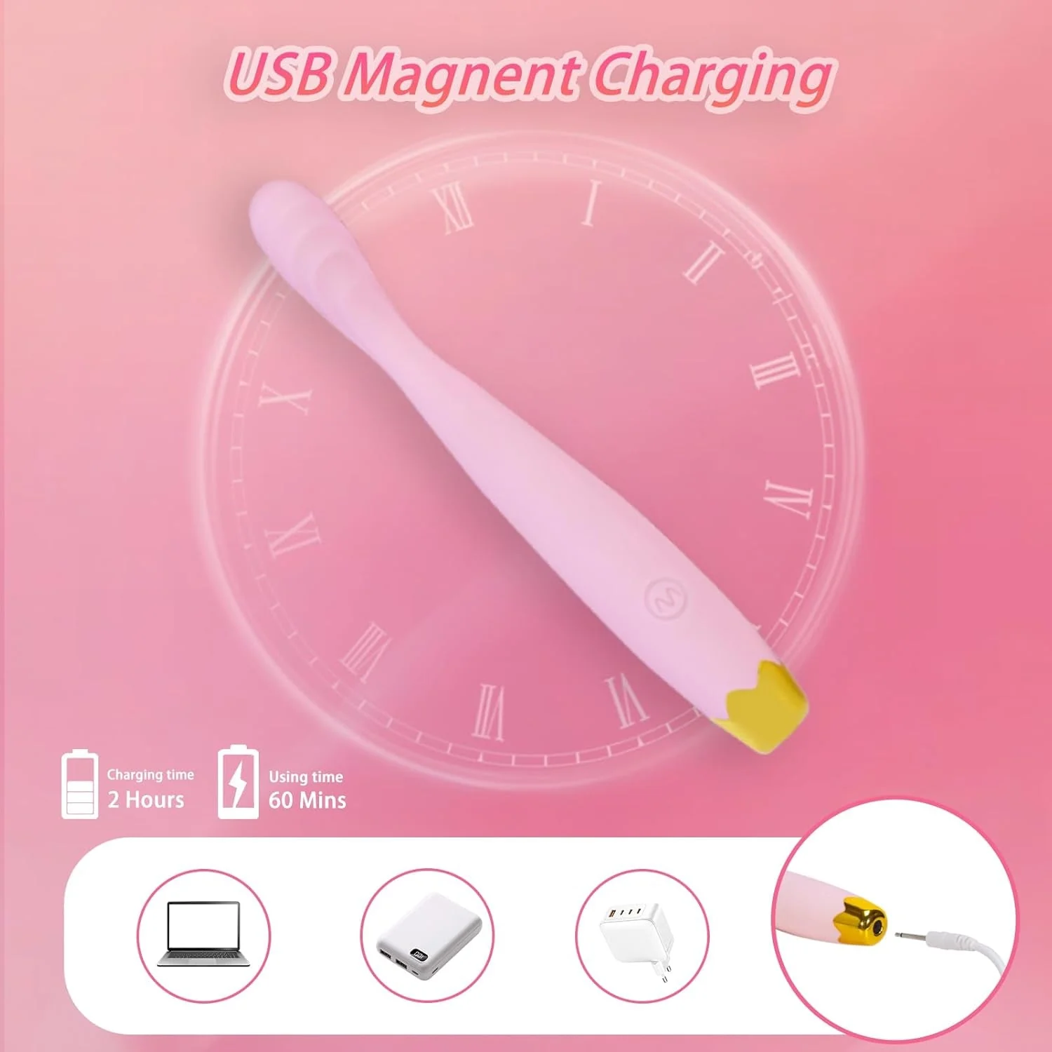 BlushSpiral G-Spot Vibrator Wand - Image 8