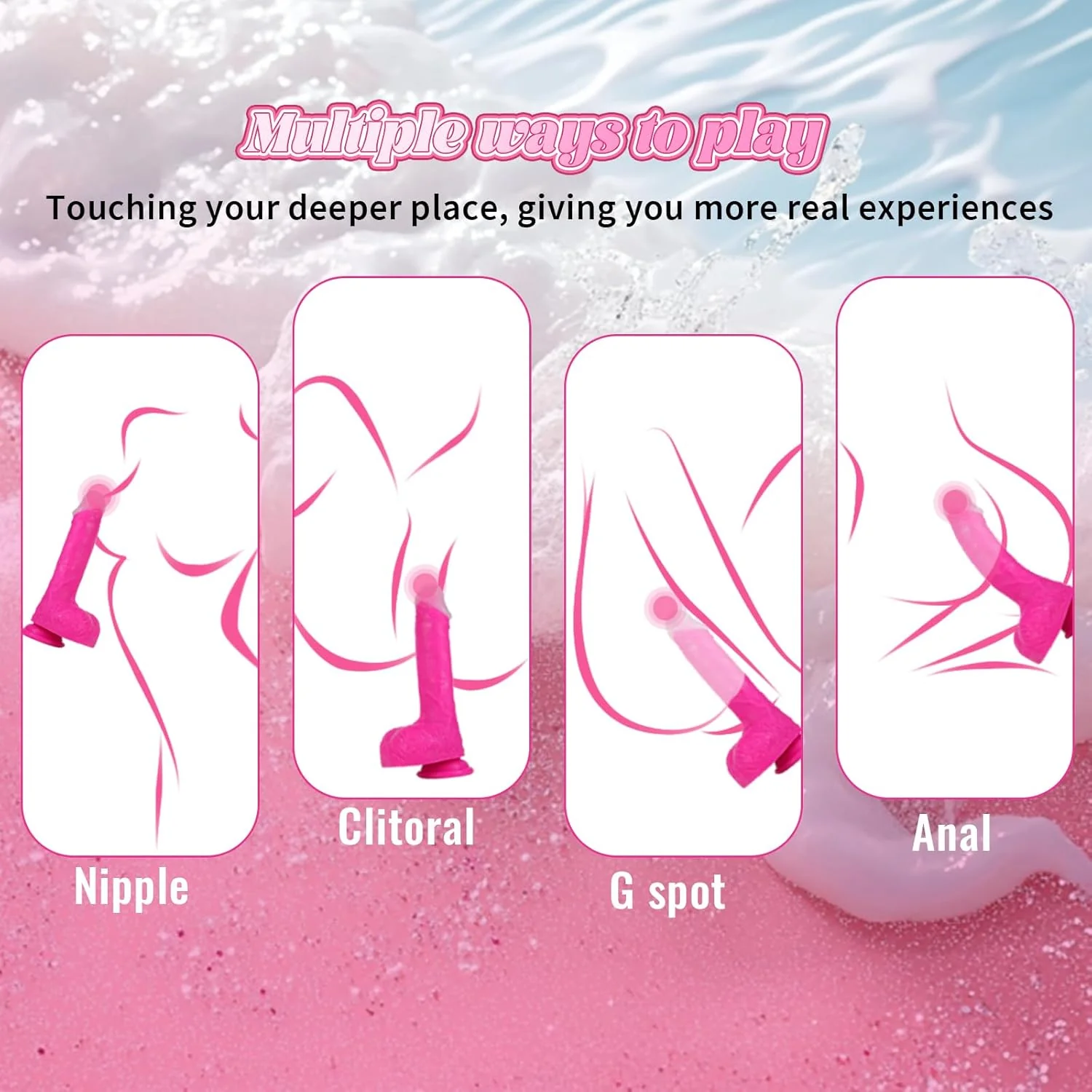 BlushThrust Triple Motion Dildo Vibrator - Image 5