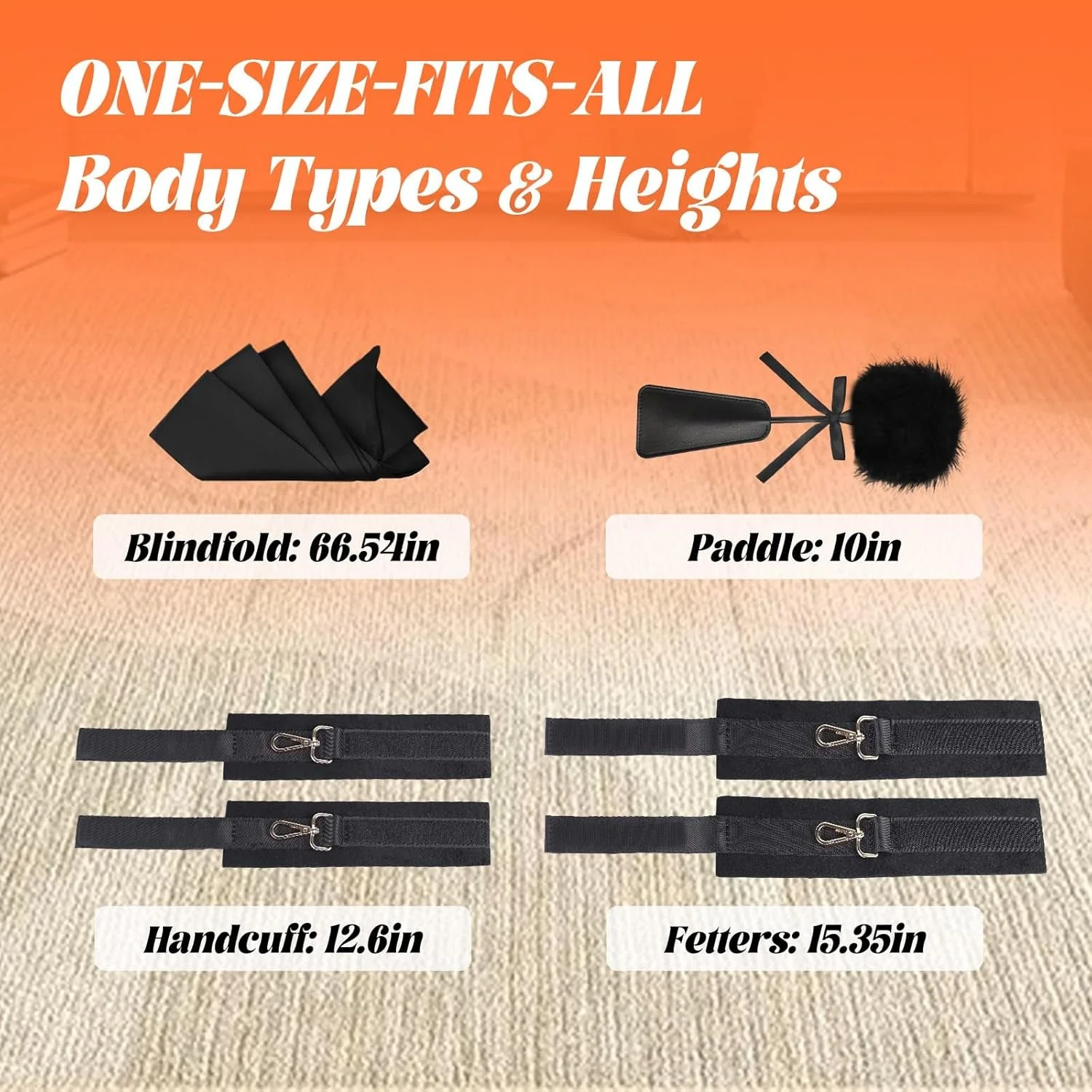 BodyBind BDSM Bondage Kit – Neck-to-Thigh Sling & Cuffs - Image 6