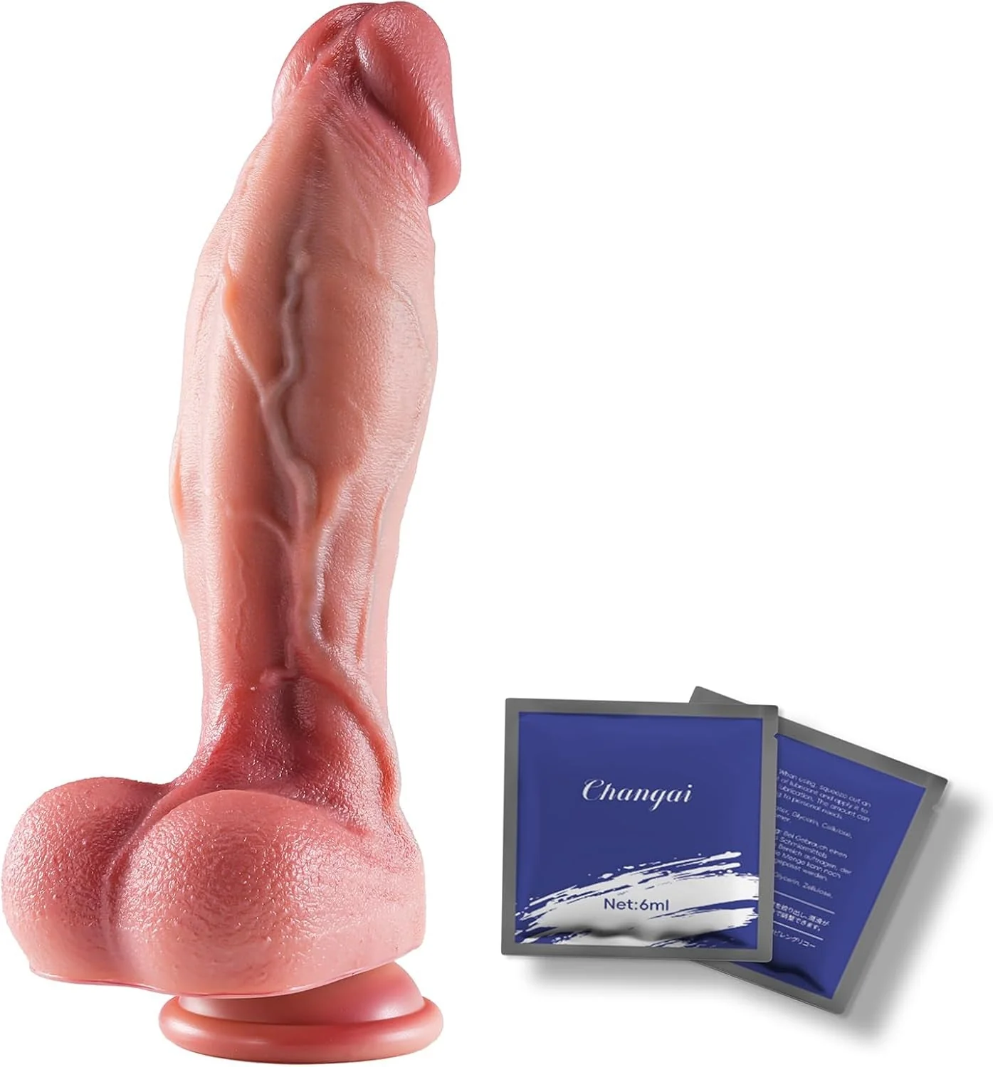 BoldCraft 9.5" Dual-Density Realistic Thick Dildo - Image 6