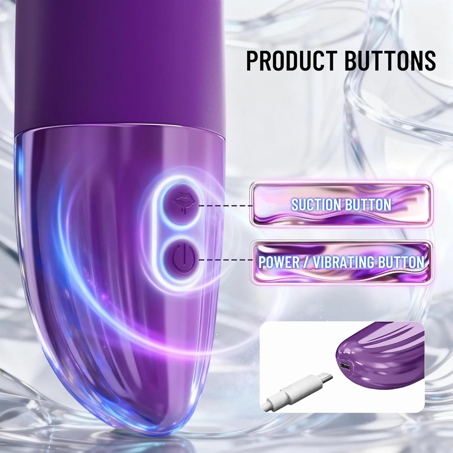 BoldMouth Sucking Male Stroker 5 Suction + 10 Vibe Trainer - Image 5