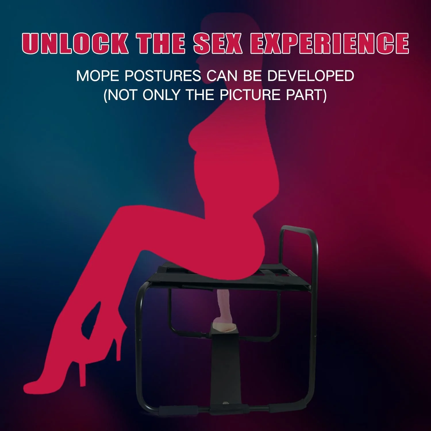 BounceEase Adjustable Sex Chair with Armrest - Image 7