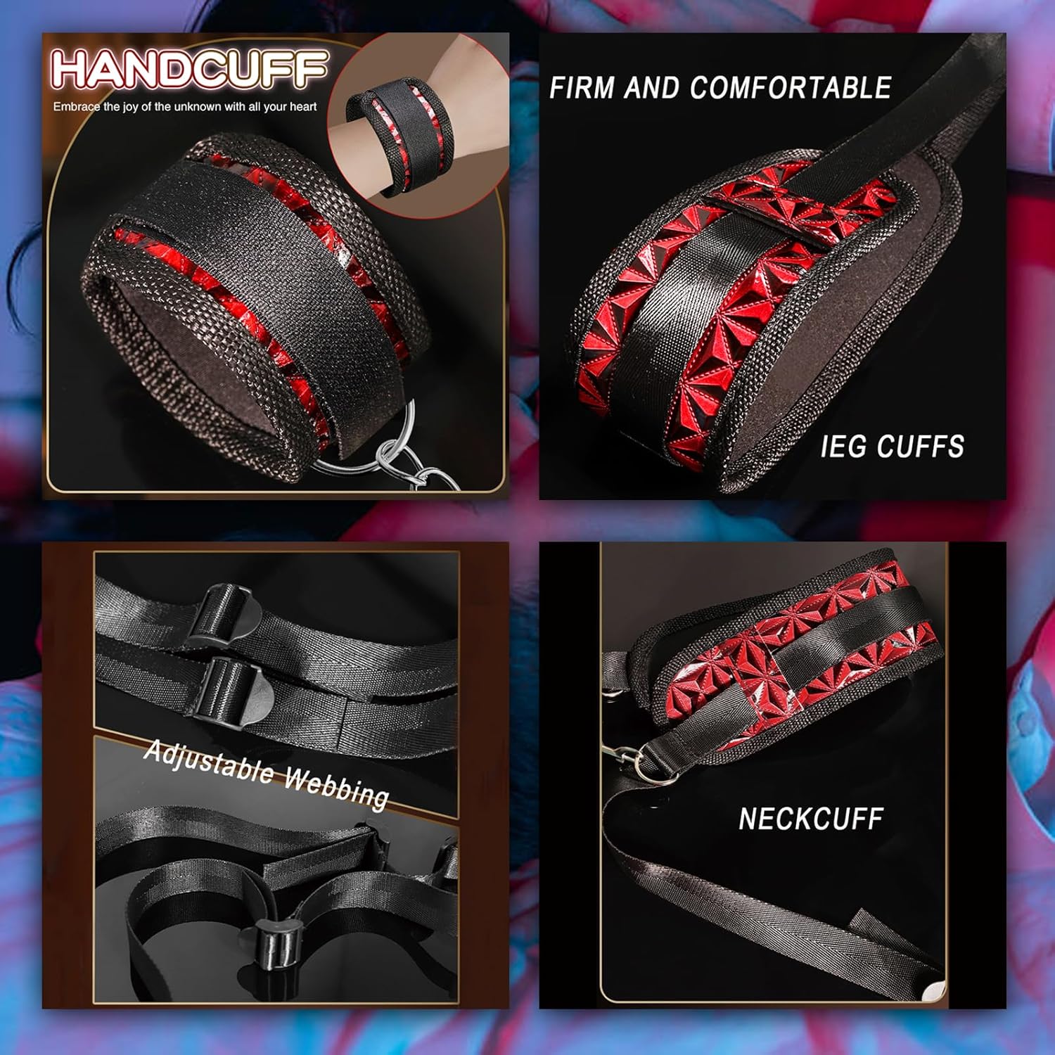 BoundThrust BDSM Position Pillow & Restraint Set - Image 4