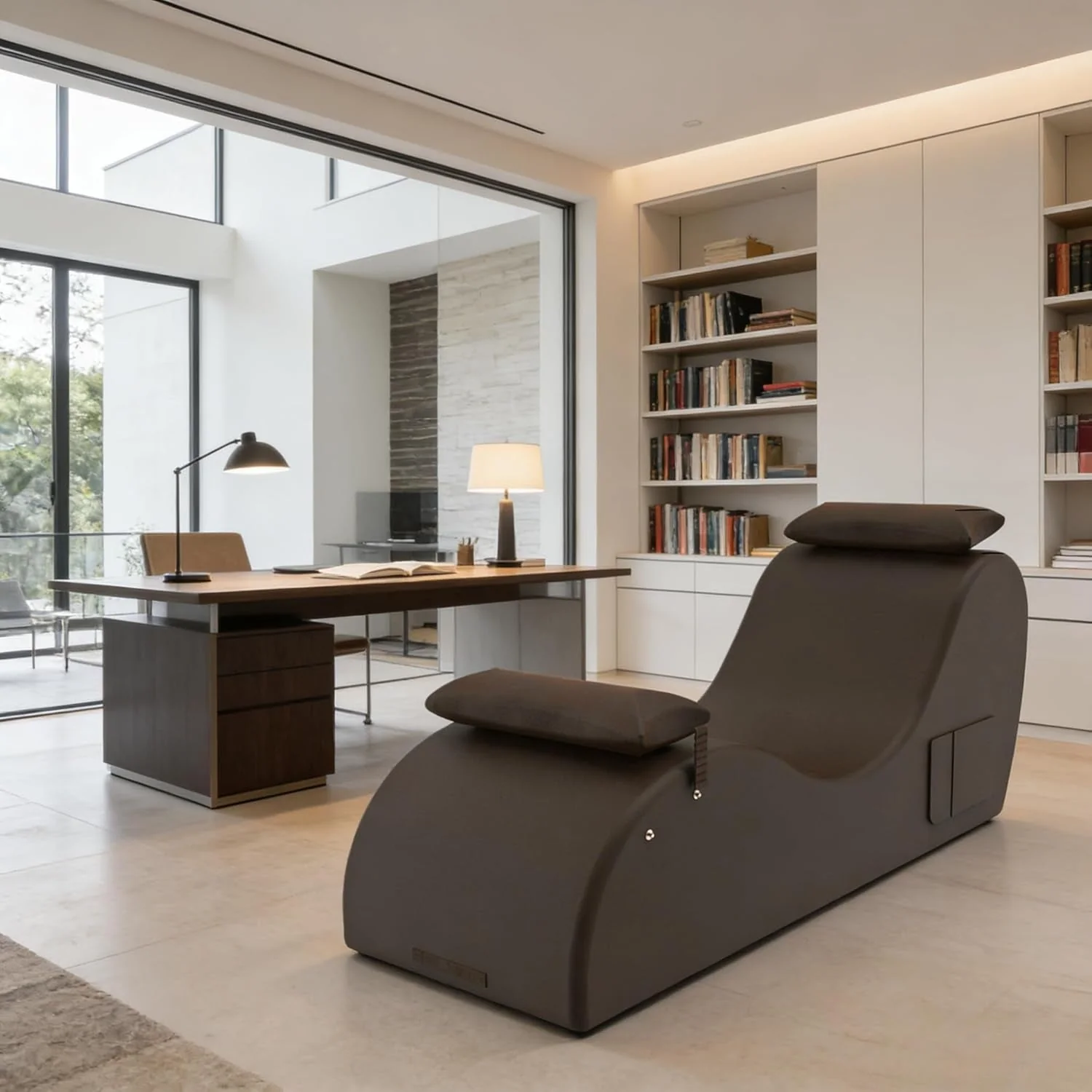 BronzeArc Brown Sex Chaise Lounge Chair - Image 2