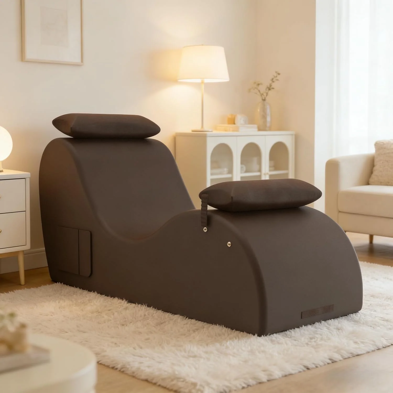 BronzeArc Brown Sex Chaise Lounge Chair - Image 6