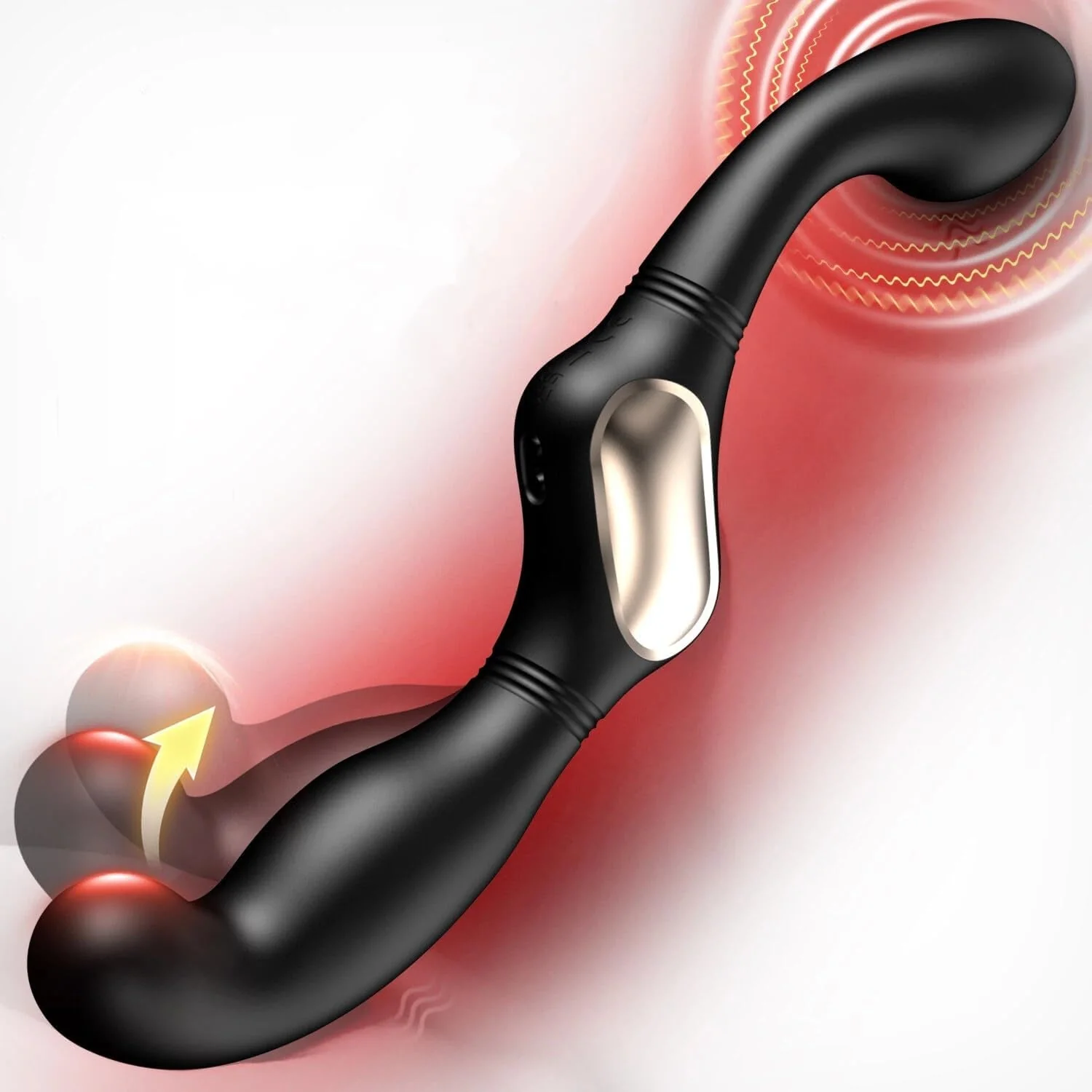 BullsEye Wiggling Prostate Massager Wand - Image 2