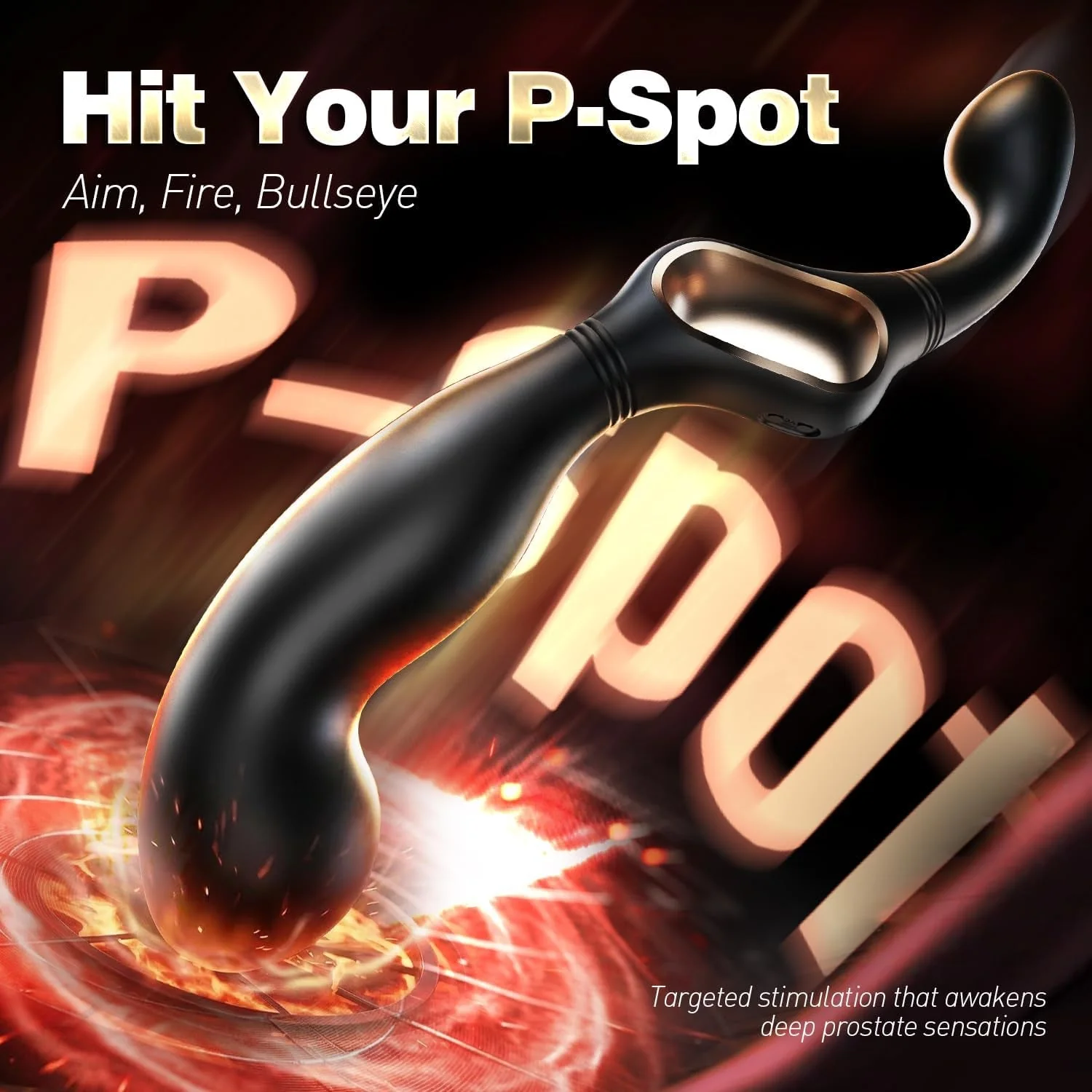 BullsEye Wiggling Prostate Massager Wand - Image 3