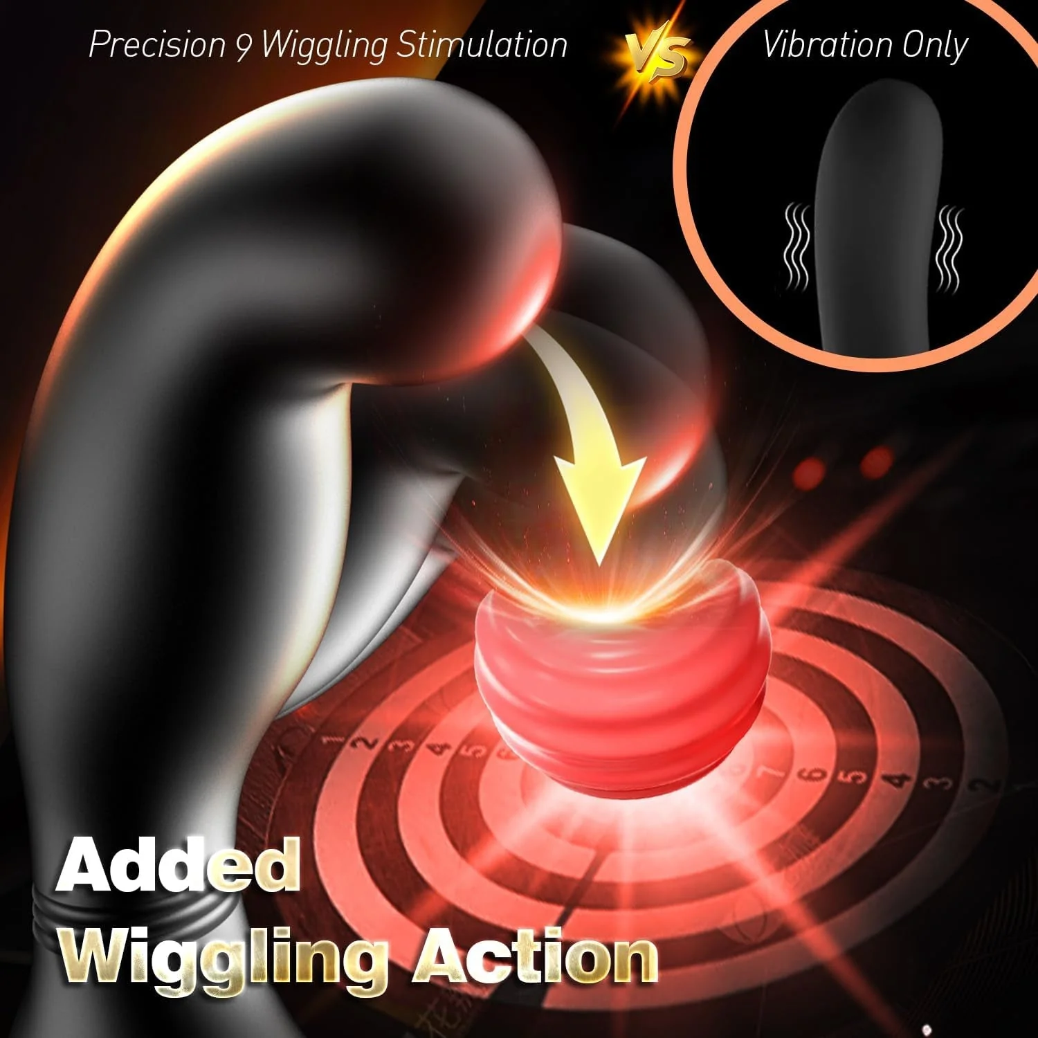 BullsEye Wiggling Prostate Massager Wand - Image 4