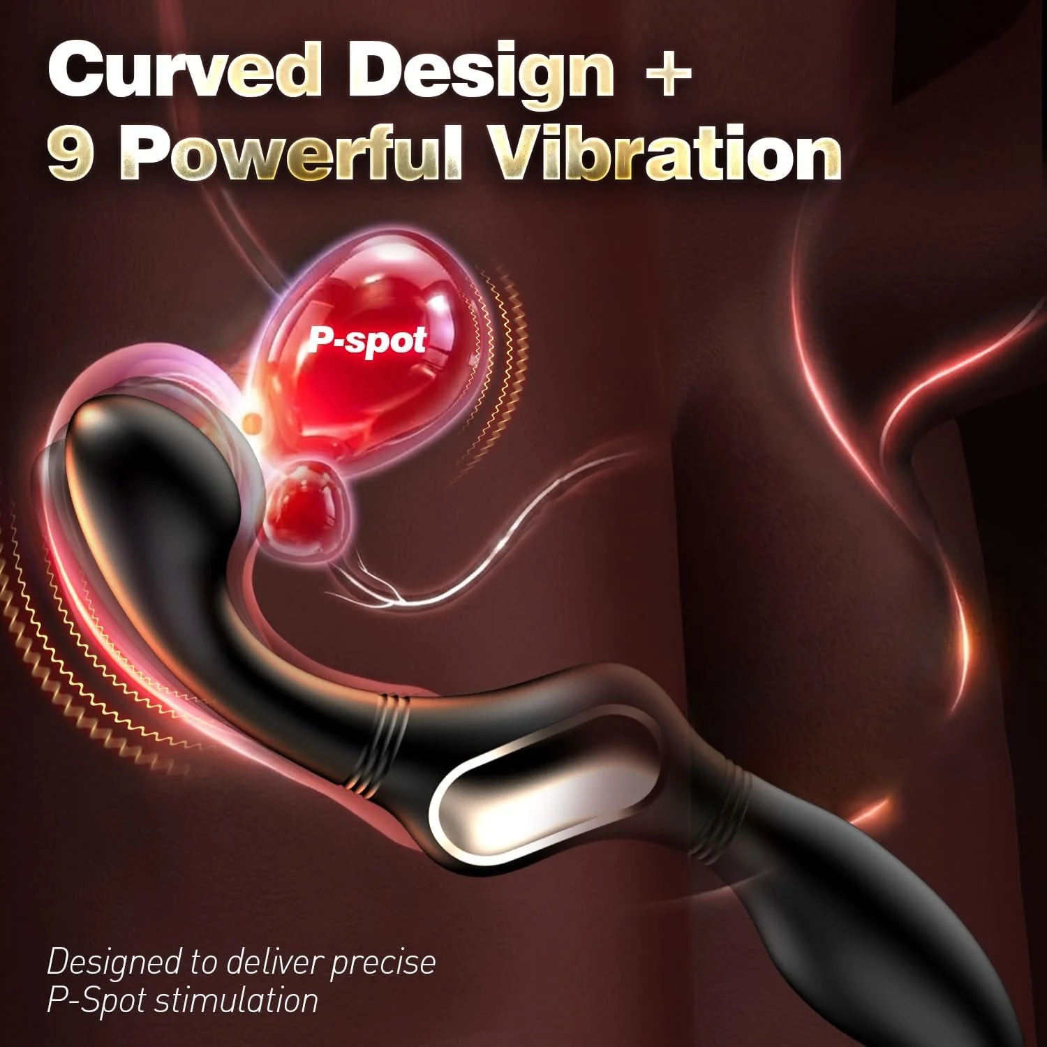 BullsEye Wiggling Prostate Massager Wand - Image 5