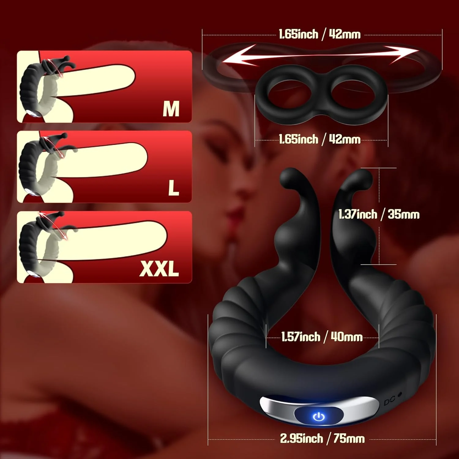 BunnyClasp Dual Vibe Penis Ring - Image 6