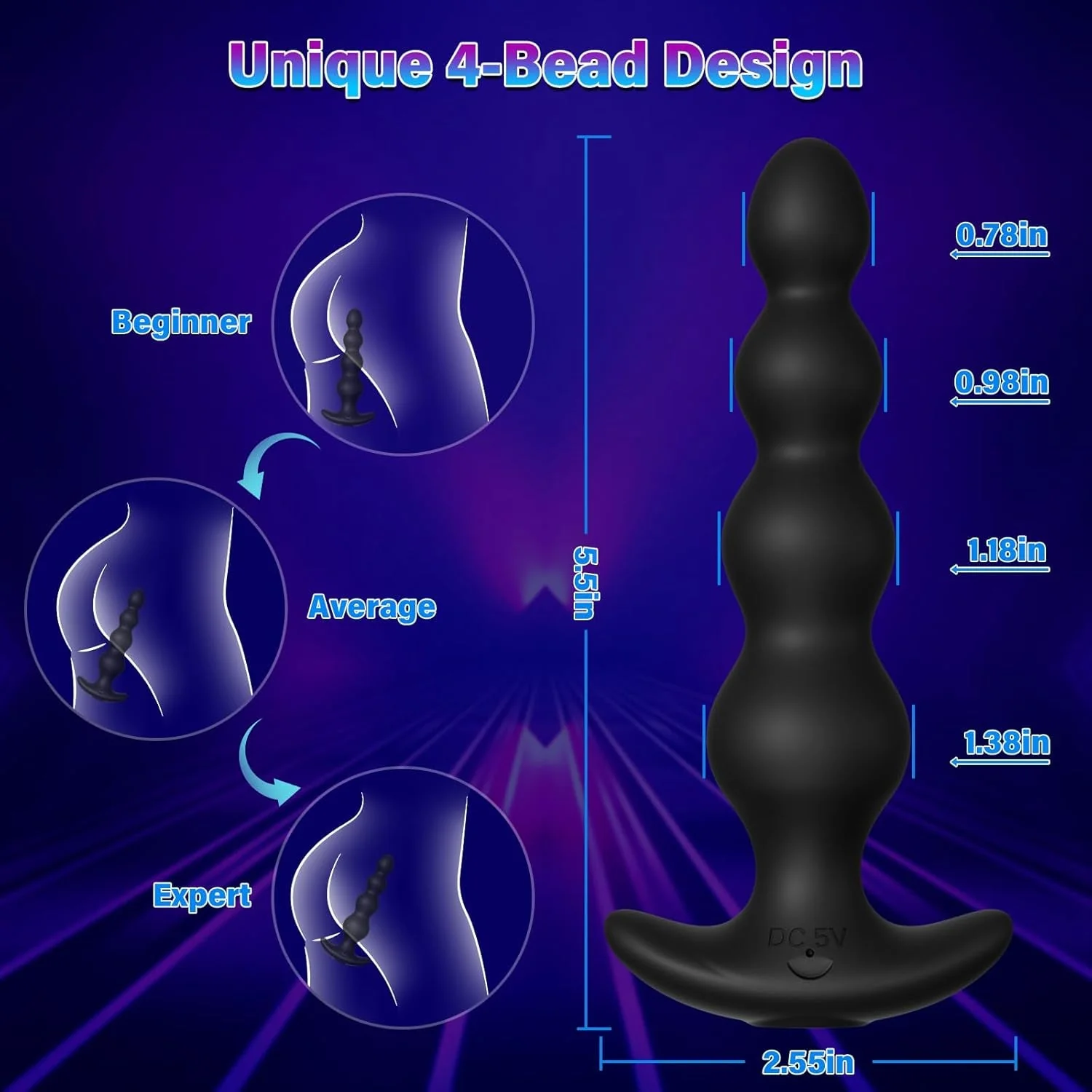 CascadePulse App-Control Vibrating Anal Beads | 9 Modes - Image 5