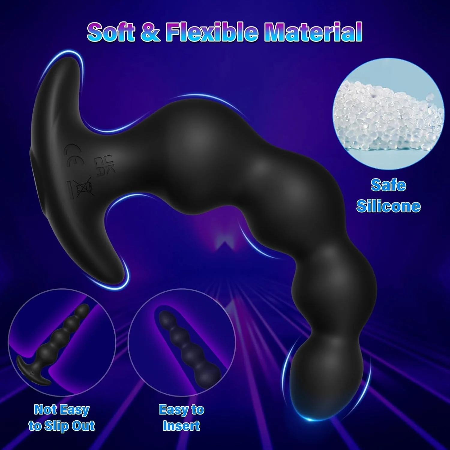 CascadePulse App-Control Vibrating Anal Beads | 9 Modes - Image 7