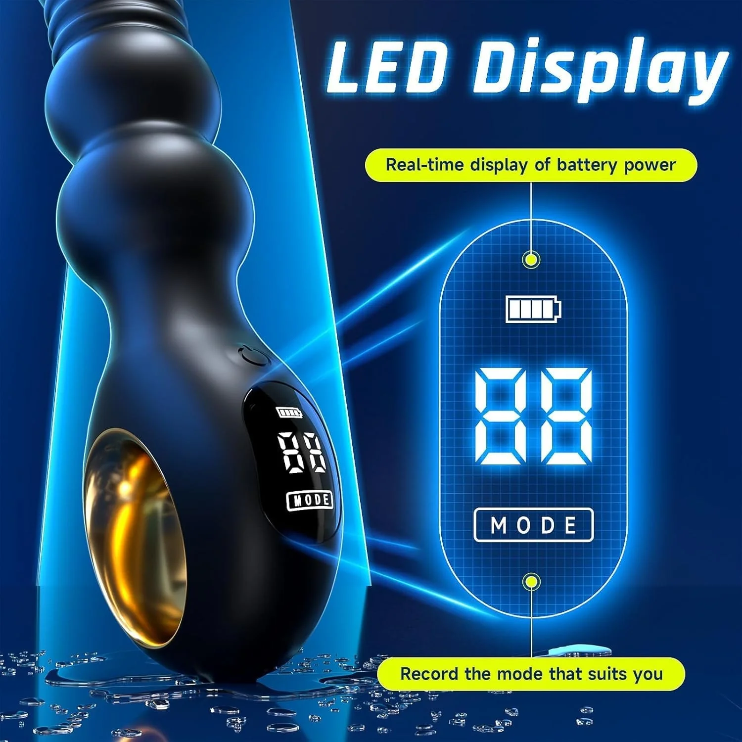 CascadePulseAnal Beads Prostate Massager Thrusting 7+7 Modes - Image 6