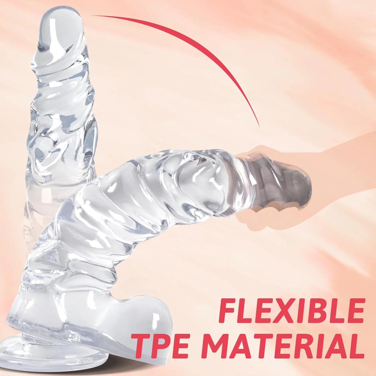 ClearCrave 11.8" Muscled Dildo - Image 6