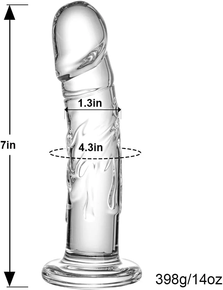 ClearLuxe Beginner Glass Dildo - Image 7
