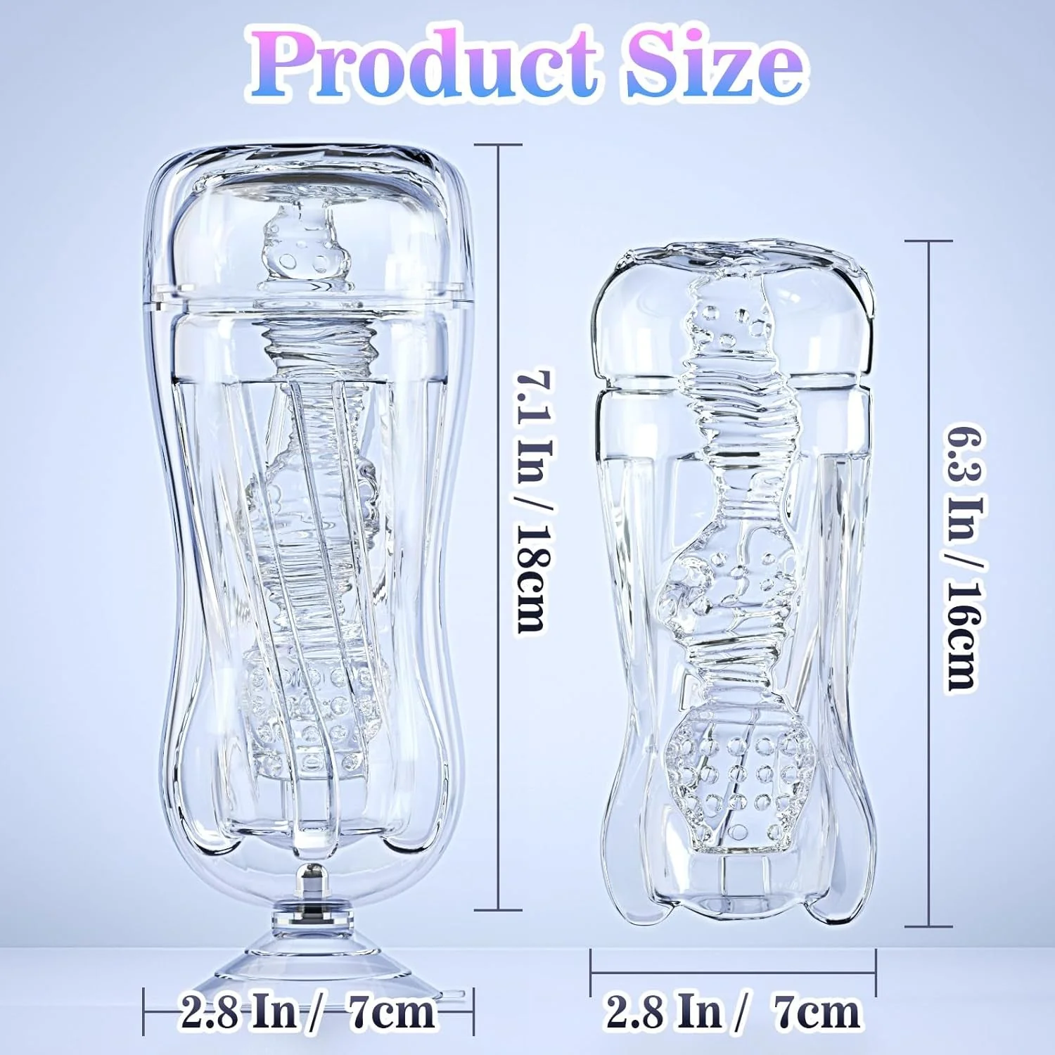 ClearStroke Transparent Suction Fleshlight - Image 6