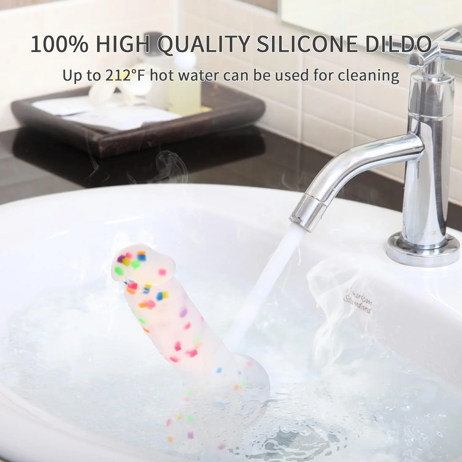ColorThrust 6.5" Silicone Dildo - Image 6
