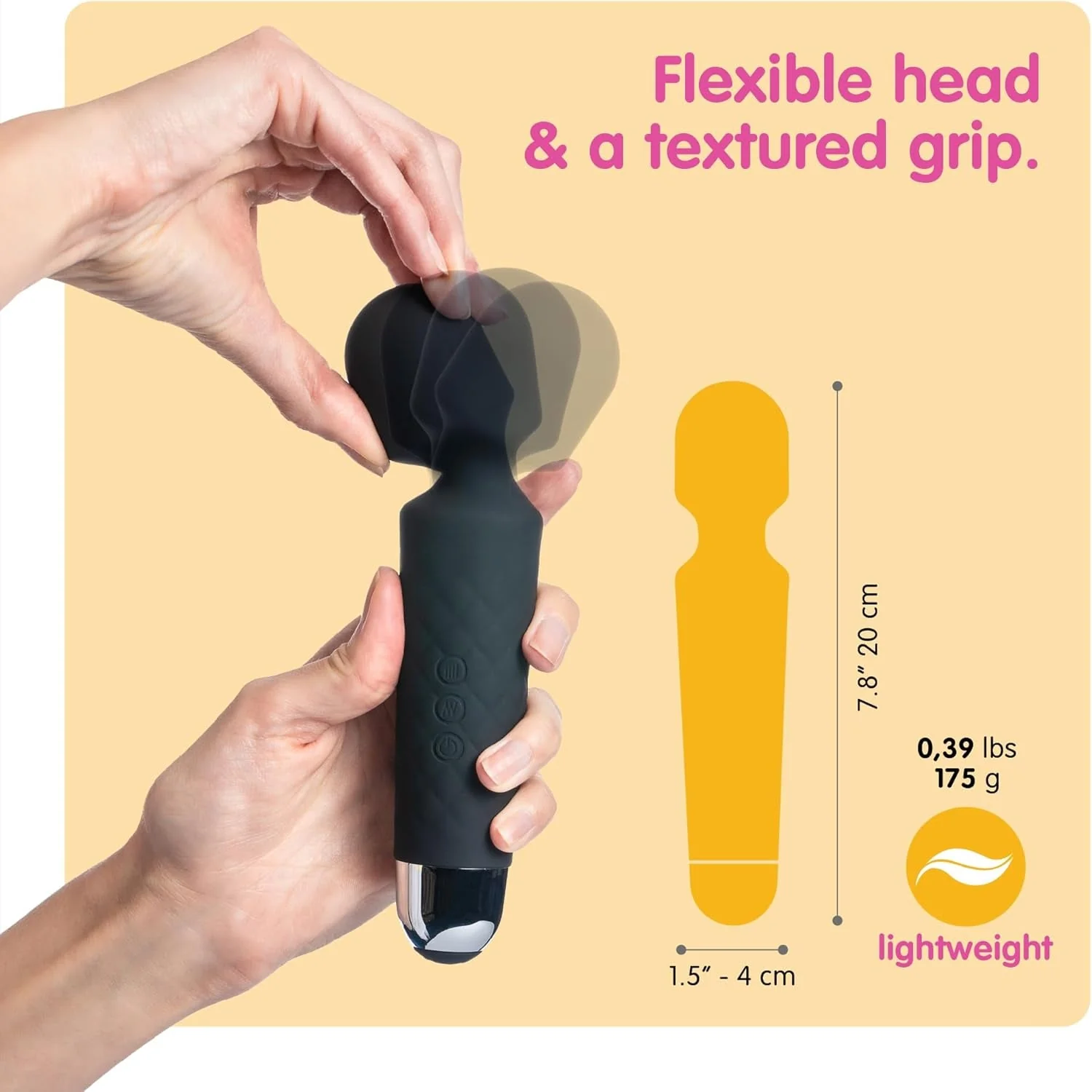 CompactMuse 20-Mode Clit & G-Spot Wand Vibrator - Image 3