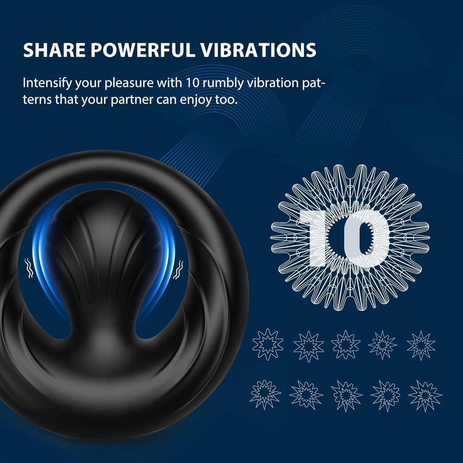 CoreVibe Ball Vibrating Penis Ring - Image 4