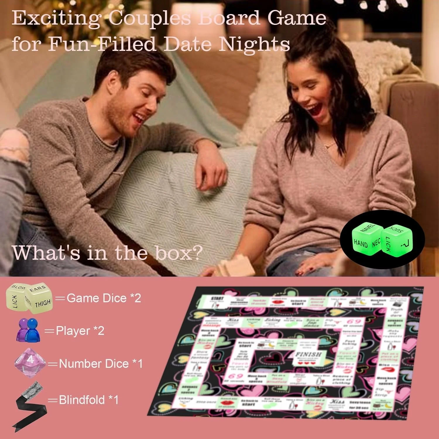 Couples Intimate Date Night Board Game - Image 2