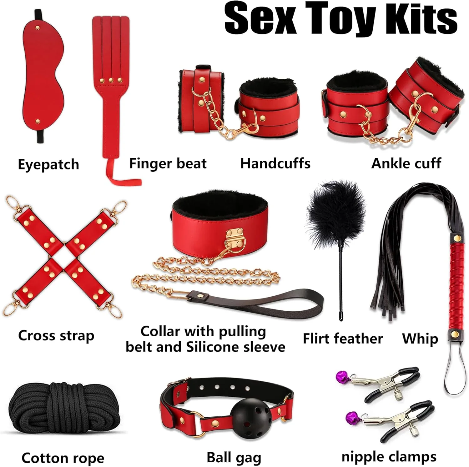 CraveSoft 24-Piece Bondage Kit - Image 3