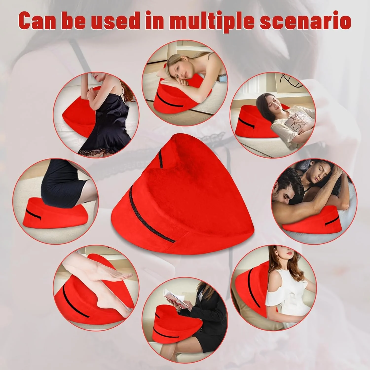 CrimsonAmour Heart-Shaped Sex Position Pillow - Image 2