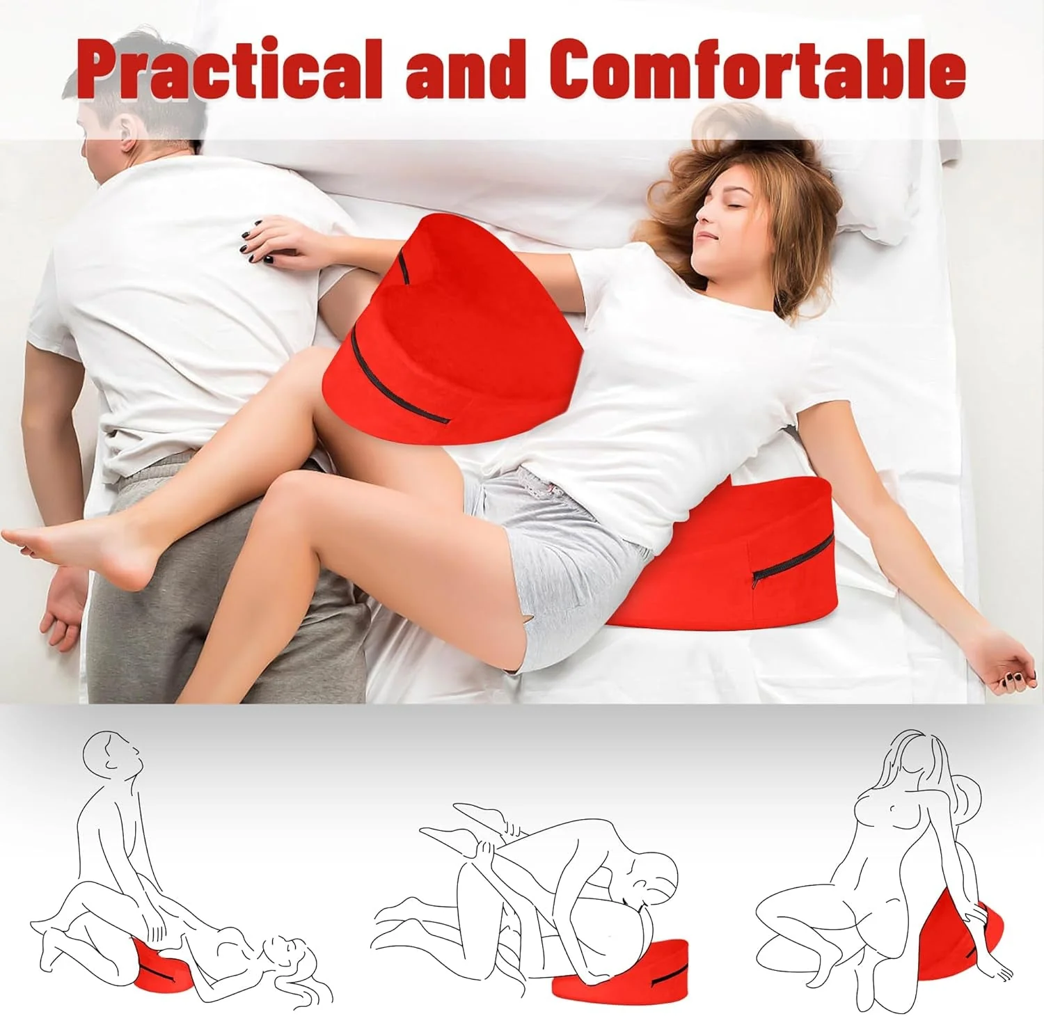 CrimsonAmour Heart-Shaped Sex Position Pillow - Image 5