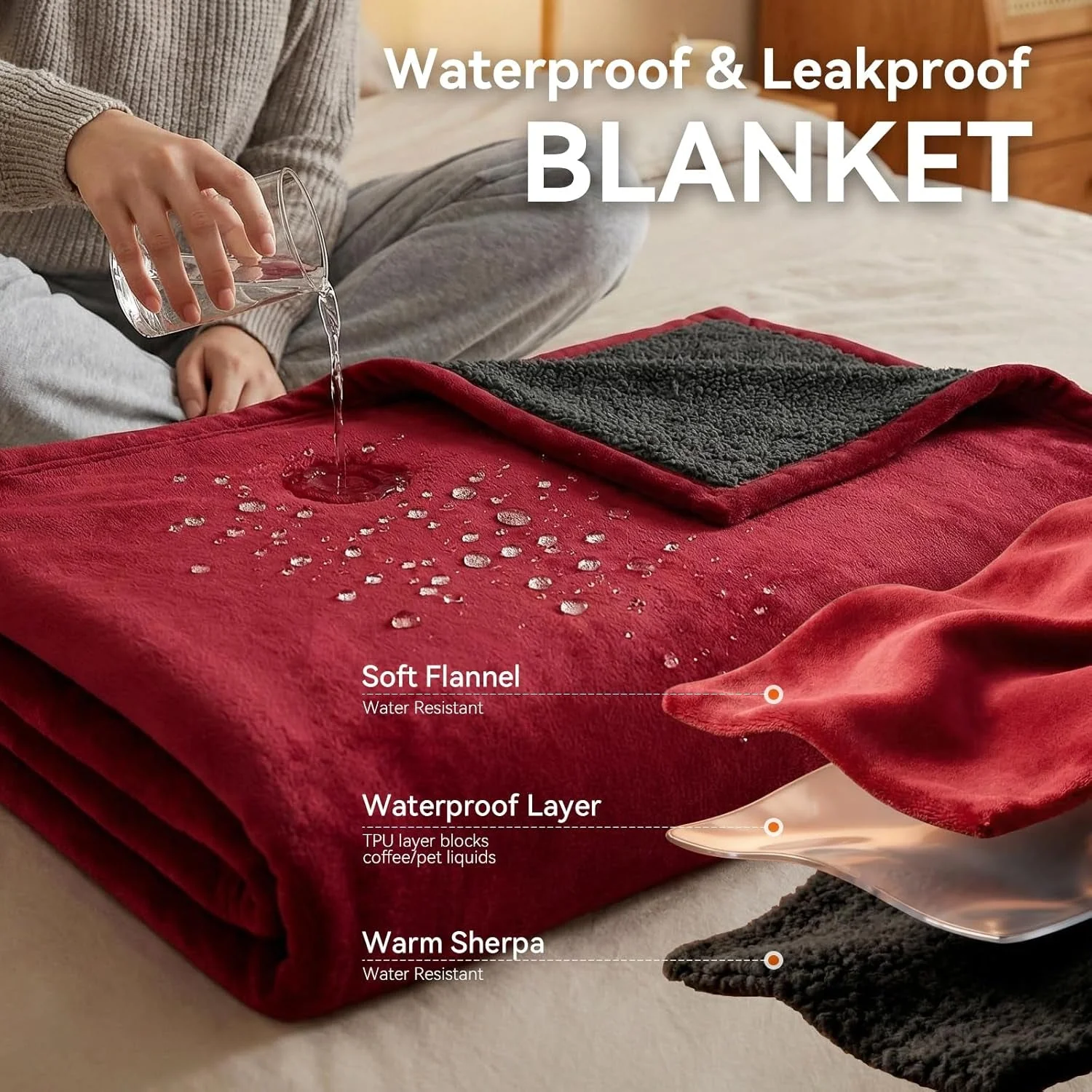 CrimsonGuard Waterproof Intimate Play Blanket - Image 4