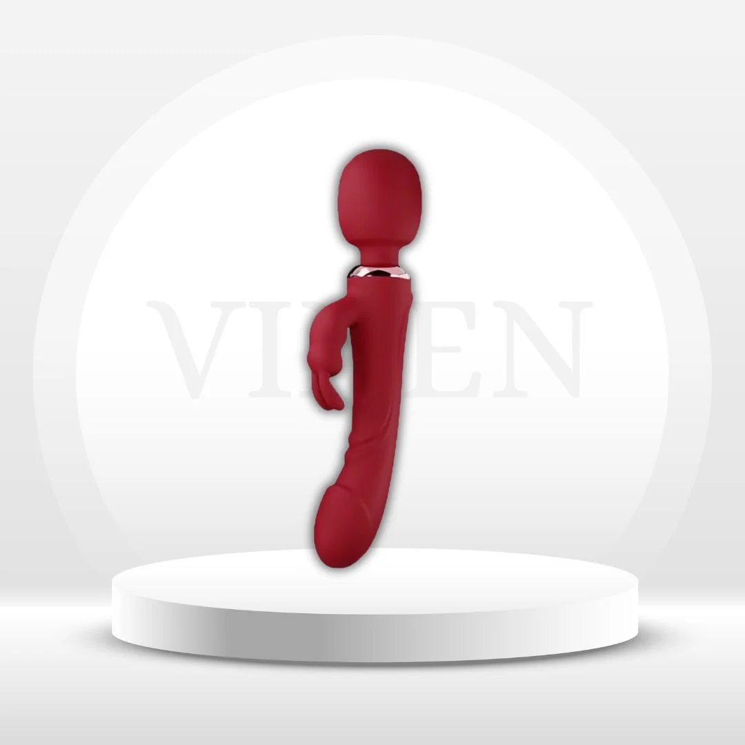 CrimsonTriad Triple Stimulation Rabbit Dildo Wand