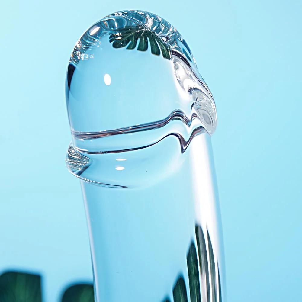 CrystalCurve Small Glass Dildo - Image 3