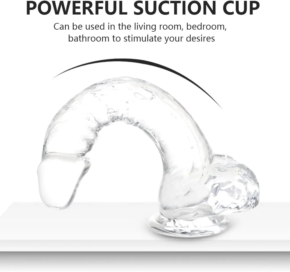 CrystalRide 6.4" Realistic Dildo - Image 4