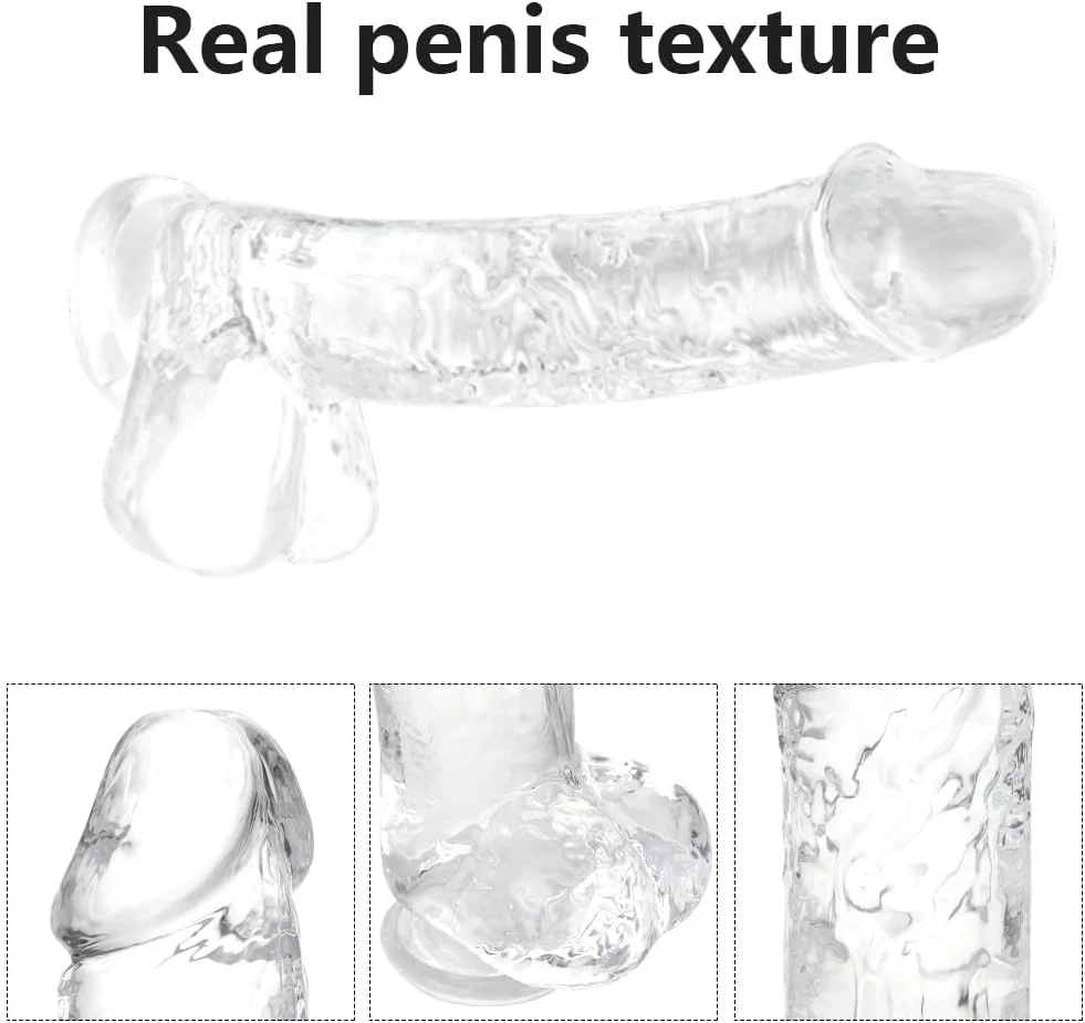 CrystalRide 6.4" Realistic Dildo - Image 6
