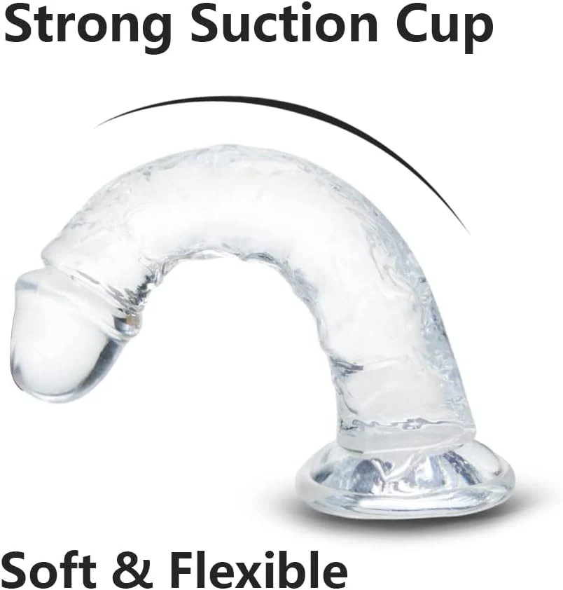 CrystalSoft 7" Beginner Dildo - Image 4