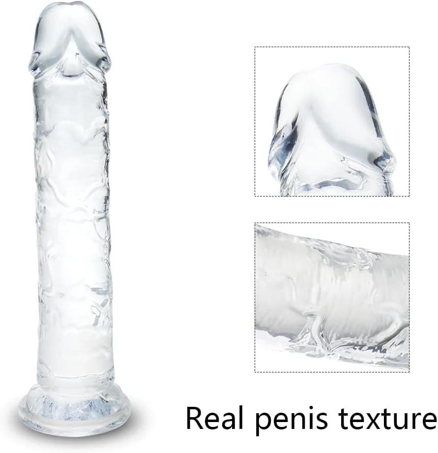 CrystalSoft 7" Beginner Dildo - Image 5