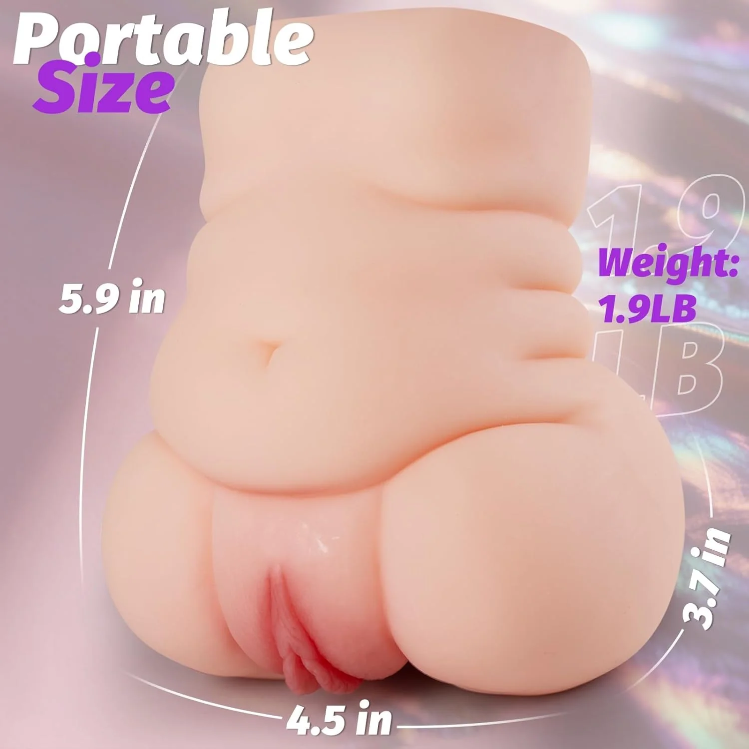 CurvaLux Realistic BBW Pocket Pussy Male Stroker - Image 5