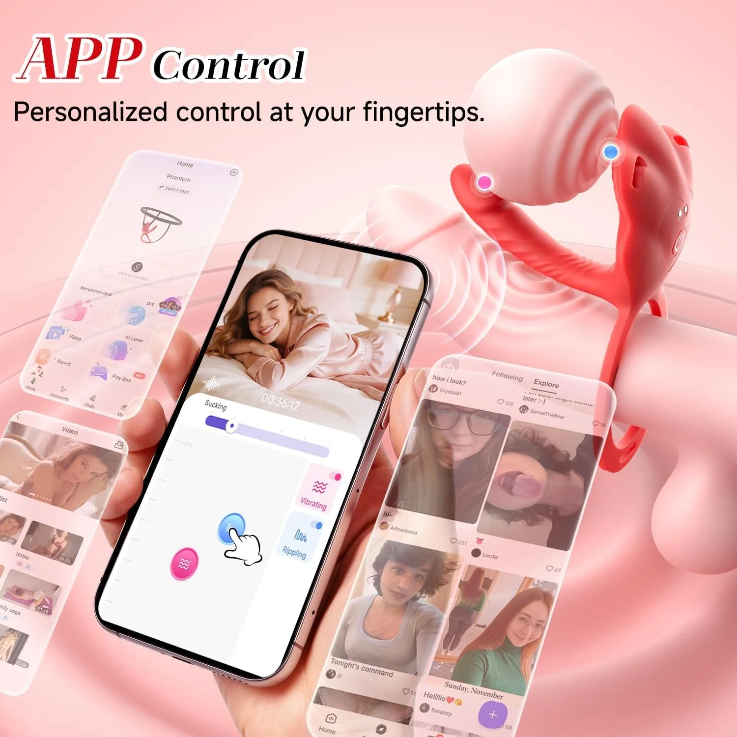CurveBloom Wearable G-Spot Couples Vibrator - Image 8