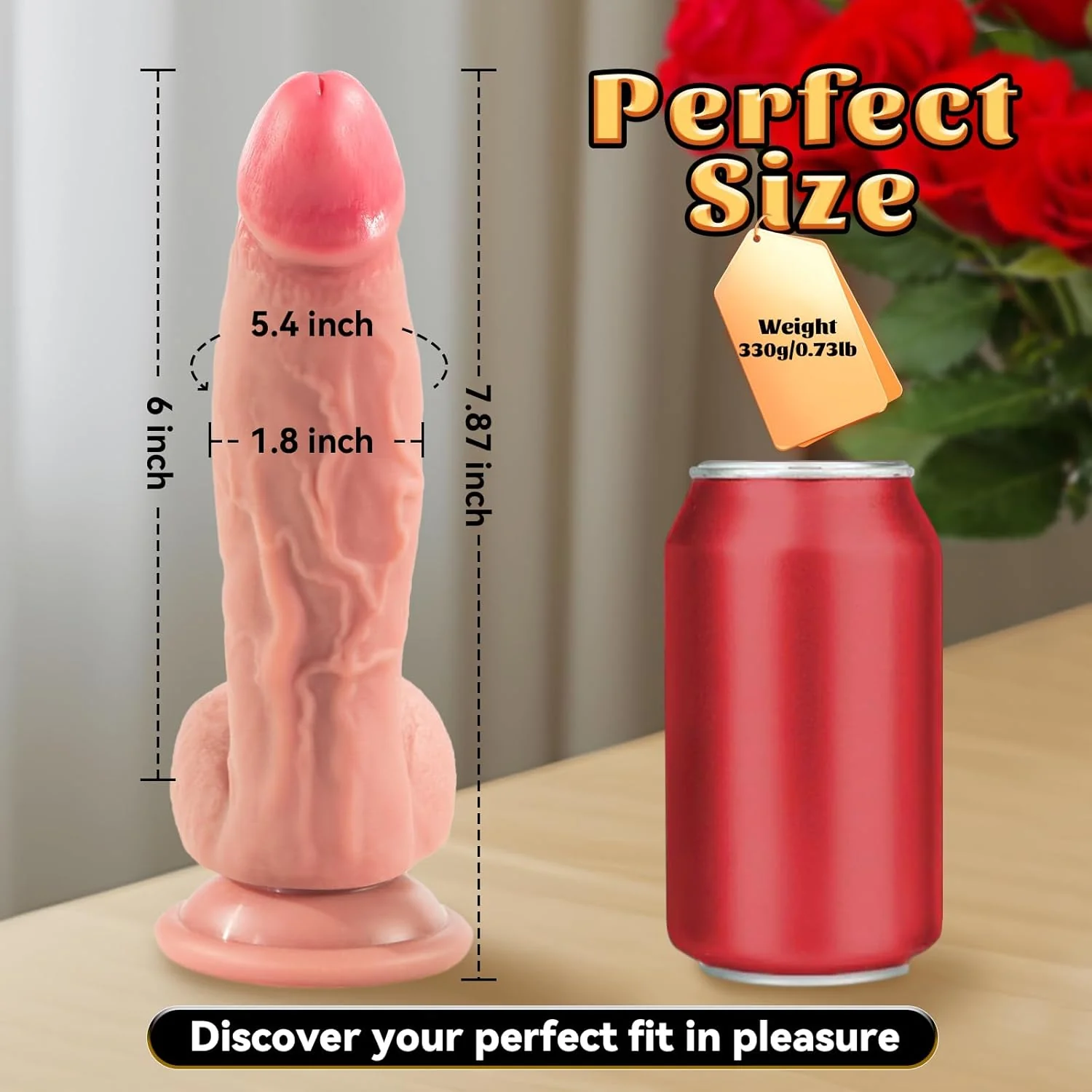 CurveFeel Thick Shaft Dildo - Image 3