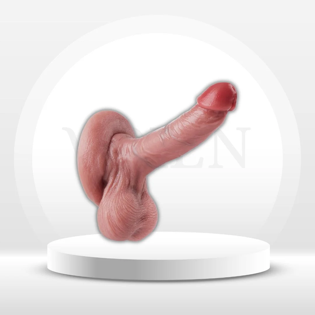 CurveFit 7â Realistic Suction Cup Dildo with Balls