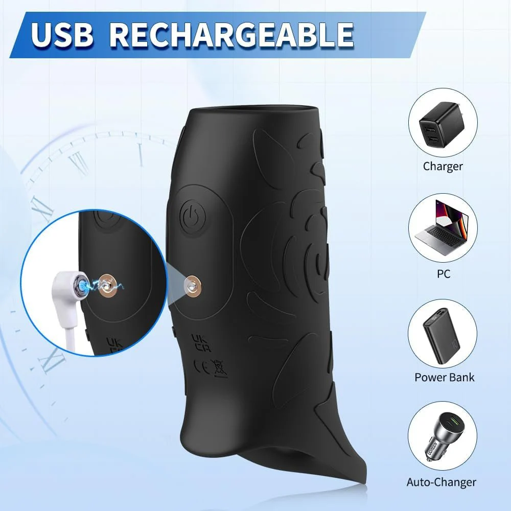 CurveLock Vibrating Penis Sleeve & Girth Enhancer - Image 6