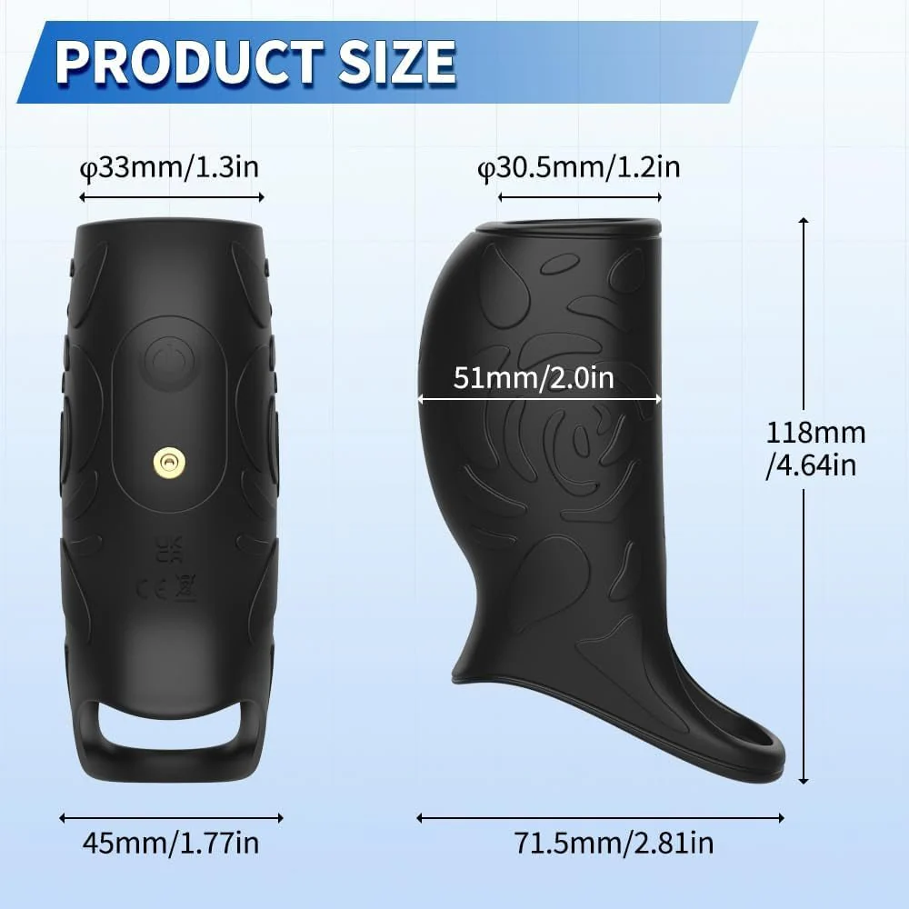CurveLock Vibrating Penis Sleeve & Girth Enhancer - Image 8