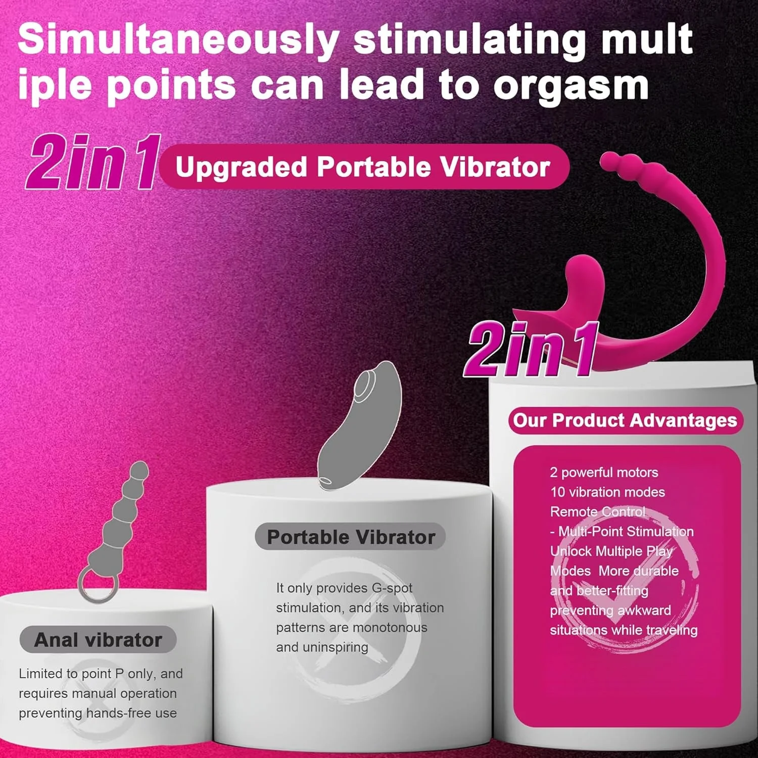 CurvePoint Triple Stimulation Clit & Panty Vibrator - Image 7