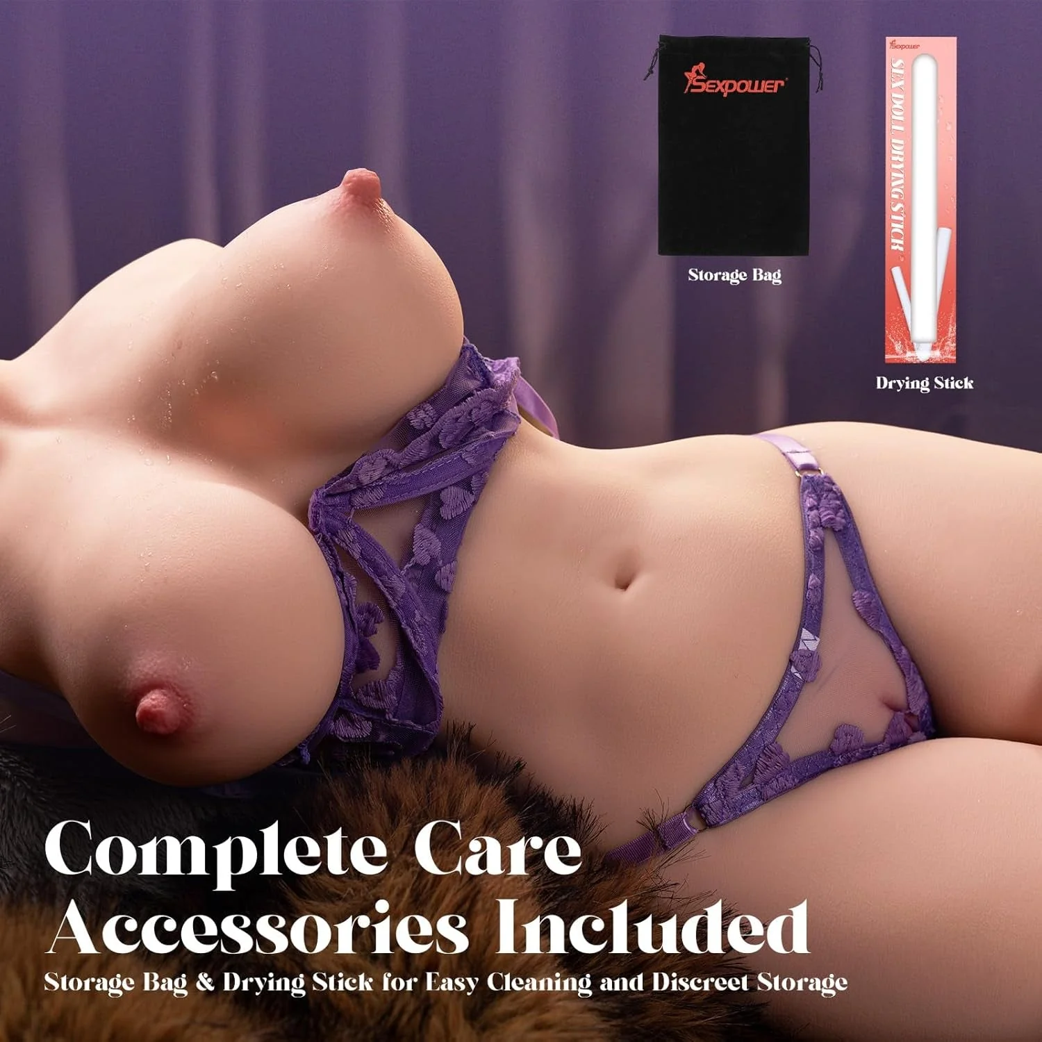 CurveReal Life-Size Dual-Entry Female Torso Sex Doll - Image 2