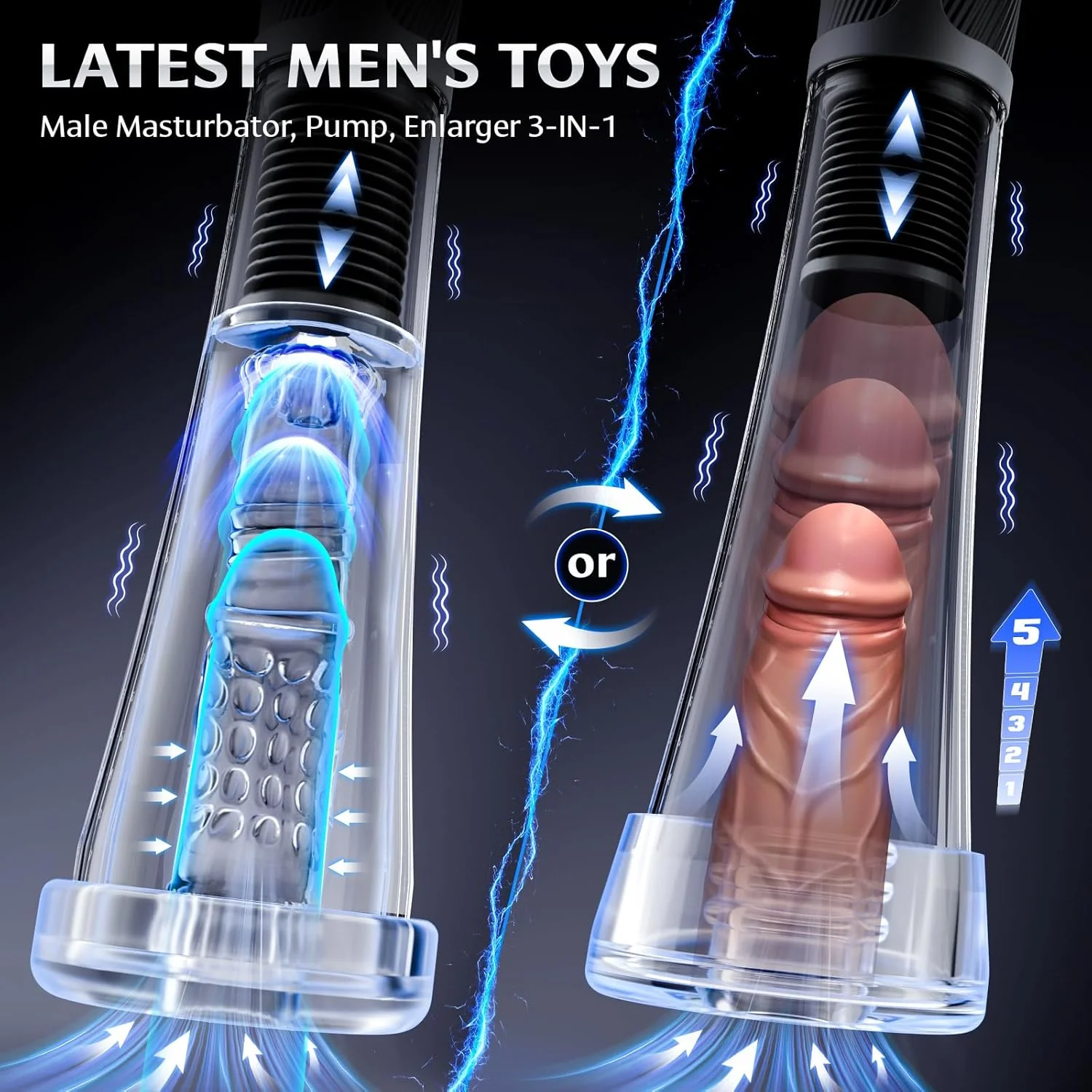 DarkKnight Glans Trainer Pro Masturbator - Image 3