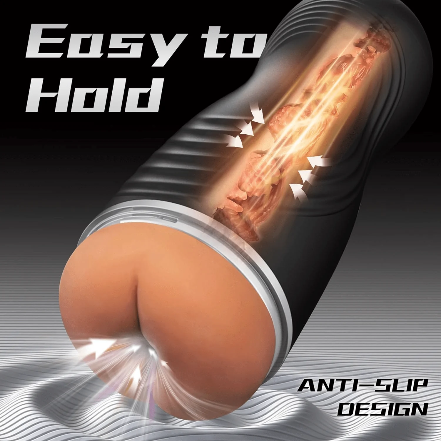 DeepCave Realistic Anal Male Masturbator Cup Fleshlight - Image 3