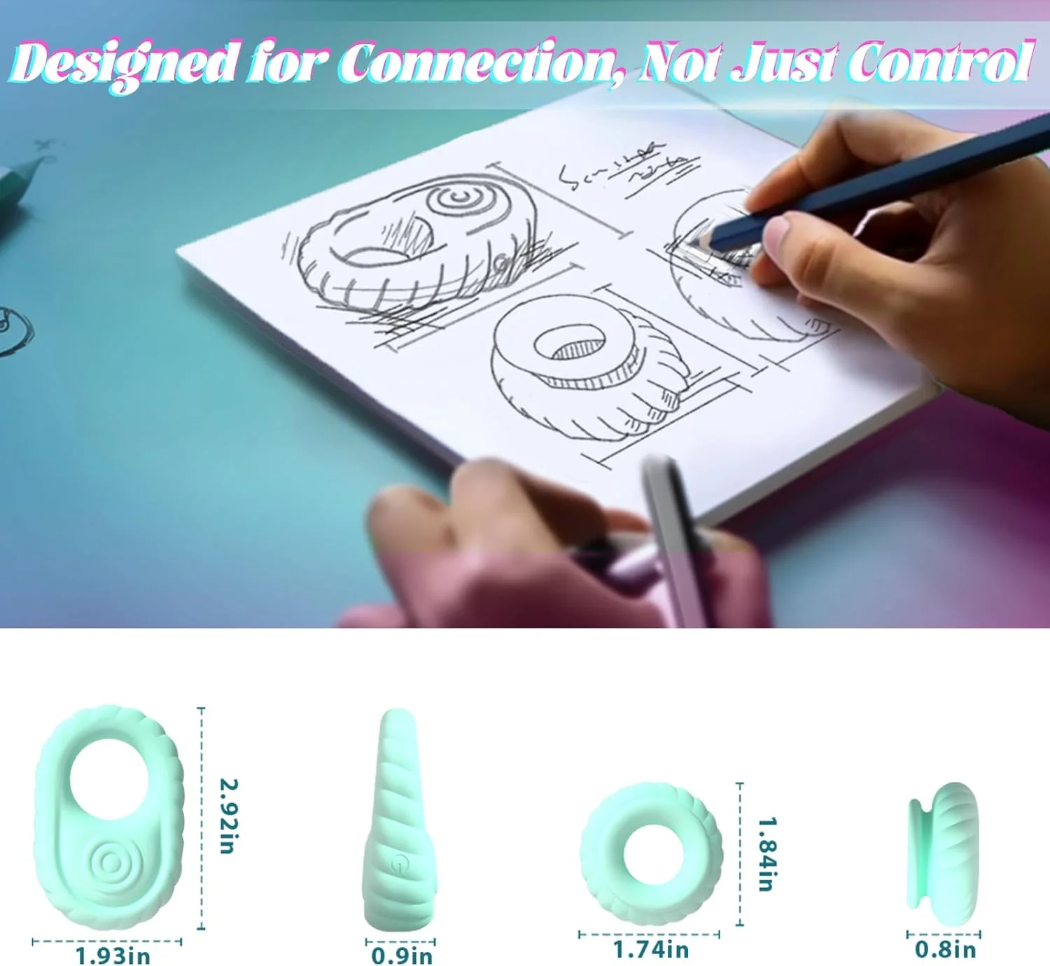 DeepControl Reversible Liquid Silicone Penis Ring - Image 8