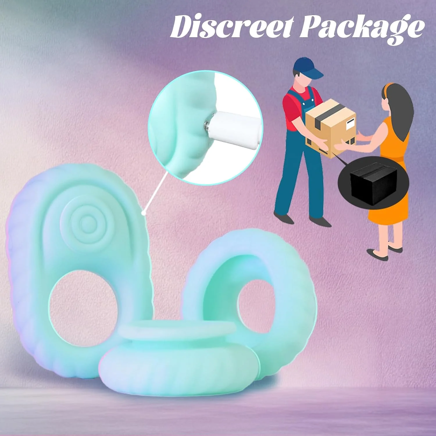 DeepControl Reversible Liquid Silicone Penis Ring - Image 9