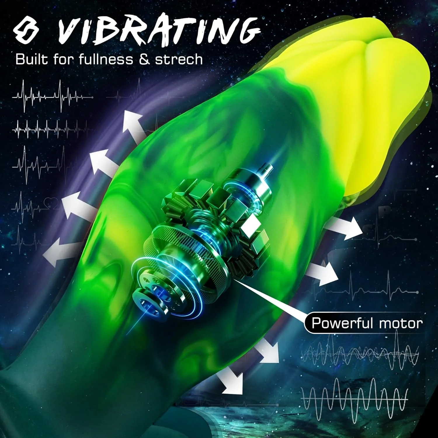 DeepExplorer 6.5" Vibrating Butt Plug – Prostate Massager, 8 Modes - Image 3
