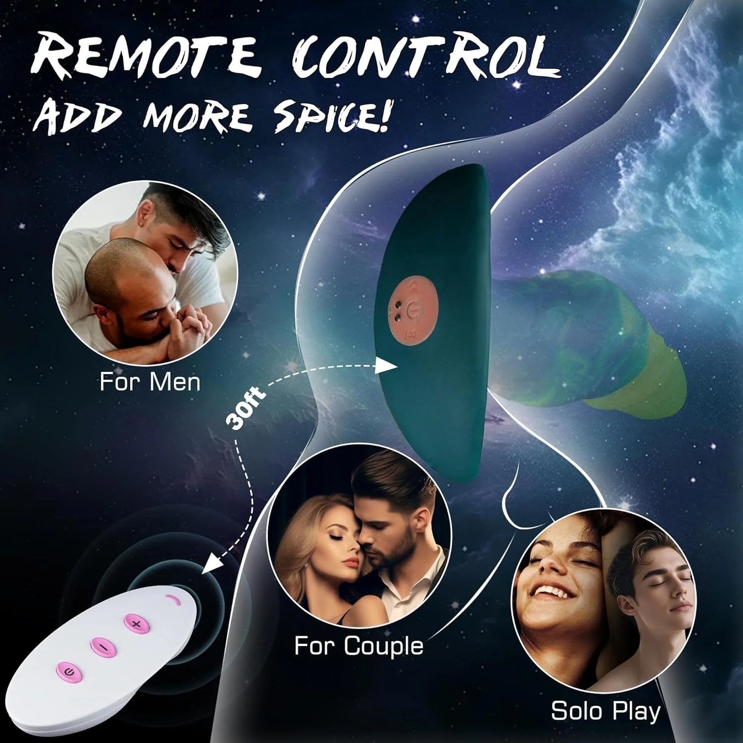 DeepExplorer 6.5" Vibrating Butt Plug – Prostate Massager, 8 Modes - Image 5